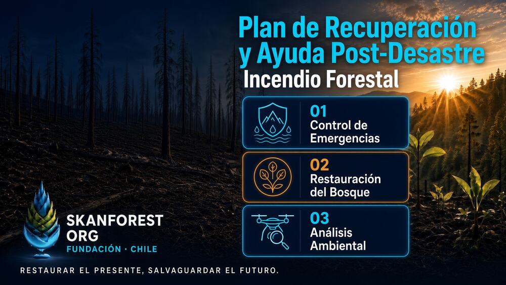 Plan de recuperacion y ayuda post-desastre por incendio forestal